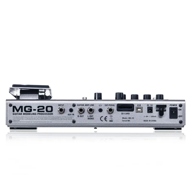 Процессор для моделирования гитары NUX MG 20 60 моделей эффектов 72 предустановленных