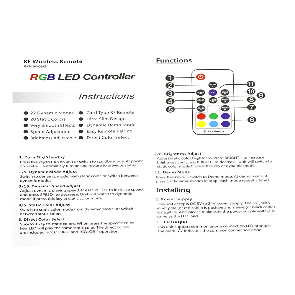5V светодиодный контроллер USB светодиодный RGB RF беспроводной пульт дистанционного управления 17Key черный белый кабель для 5V 5050 3528 SMD Светодиодная лента ТВ фоновое освещение
