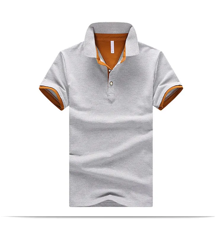 FGKKS, мужская рубашка s Polo, брендовая, топ,, весна-лето, мужская, короткий рукав, облегающая, одноцветная, футболка, топ, Мужская рубашка поло, 10 цветов