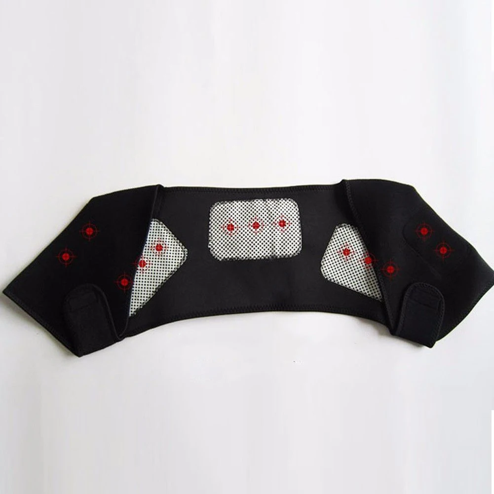 Ourmaline Selfheating Shoulder Support Massager Magnetic Cervical Frozen Pad Massage Dropshipping back support massager | Красота и