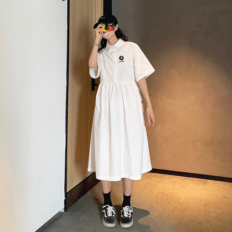 2 цвета летнее платье 2019 консервативный стиль радиобрелок рукав свободные