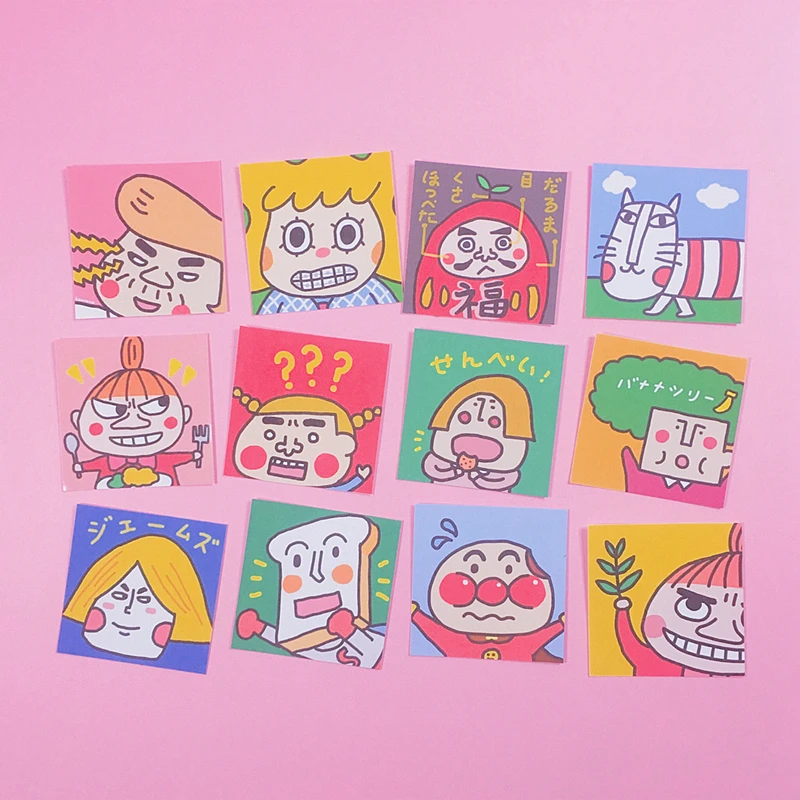 12 шт. в упаковке носки с героями мультфильмов для детей Забавный узор