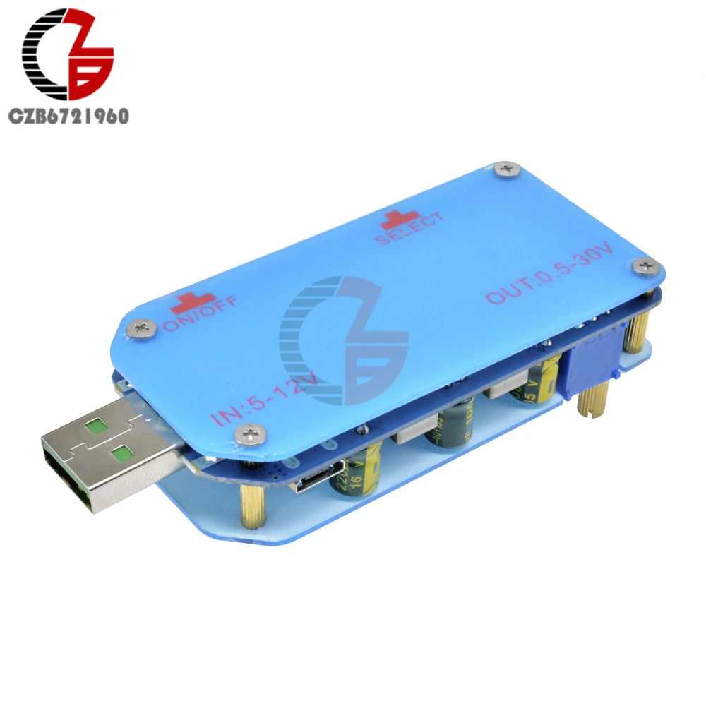 15 Вт 2A DC-DC USB регулируемый Питание Напряжение регулятор при напряжении от 5 В до 3,3 В, 12 В, 24 В постоянного тока 30 CC CV шаг вверх вниз Buck повышающий преобразователь постоянного тока адаптер