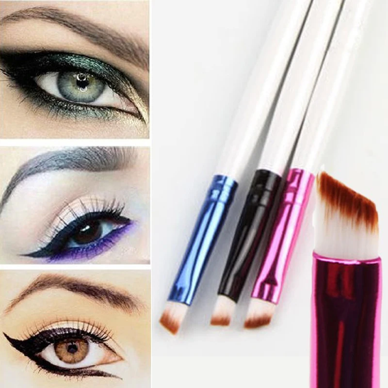 1 шт. супер мягкий Профессиональный косой макияж кисть для бровей растушевки