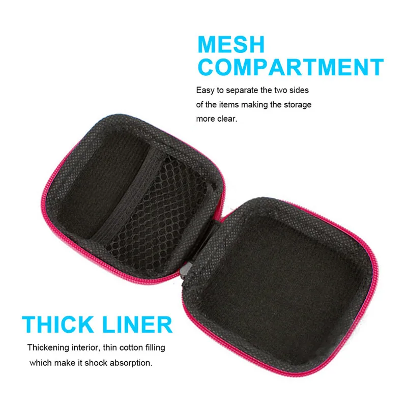 Мини квадратные наушники ящик для упаковки гарнитуры Bluetooth линия передачи данных