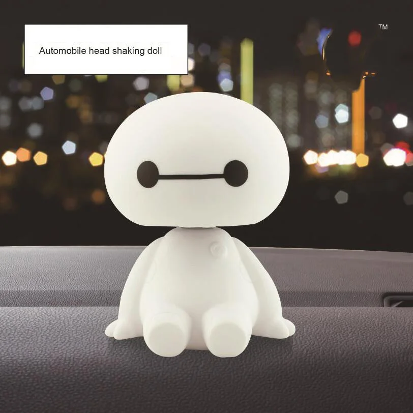 Большой Герой 6 Baymax аниме ПВХ фигурка мультяшный милый робот качающаяся голова