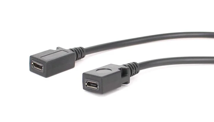 25 см USB 2 0 Micro 5P розетка гнездо Короткий Удлинительный кабель