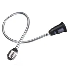 Гибкий Удлинительный адаптер Jiguoor20304060 см, длина от E27 до E27, черная розетка, держатель для светодиодной лампы, конвертер