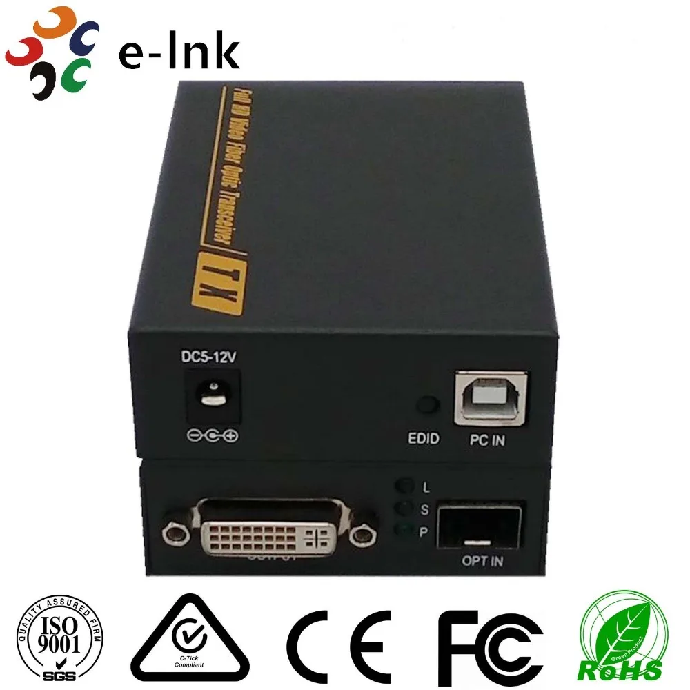 4K DVI KVM волоконно оптический удлинитель|Оптоволоконное оборудование| |