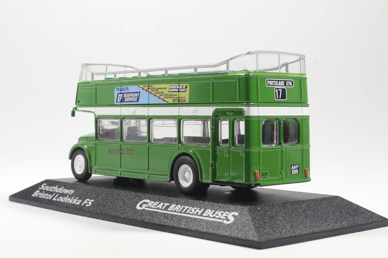 1/72 Ретро модель британского двухэтажного экскурсионного автобуса Southdown Bristol Lodekka