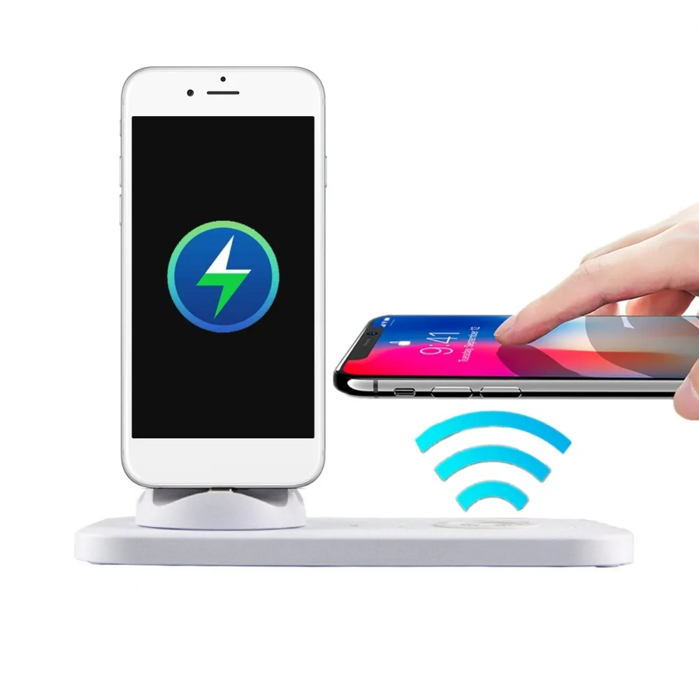 Зарядная Базовая док станция FDGAO для iPhone XS XR X 8 Samsung Android Type C usb кабель