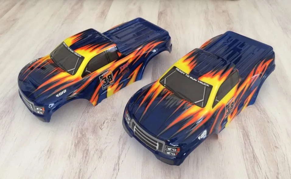 RC автомобиль монстр грузовик корпус оболочки крышка пузыри для HSP 1/10 масштаб внедорожных электрических Монстр грузовиков 94111 94111PRO 94111TOP - Цвет: 2PCS 88041