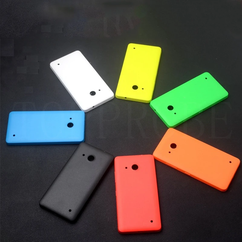 Задняя крышка батарейного отсека для Microsoft Lumia 550 задняя Nokia без логотипа + пленка
