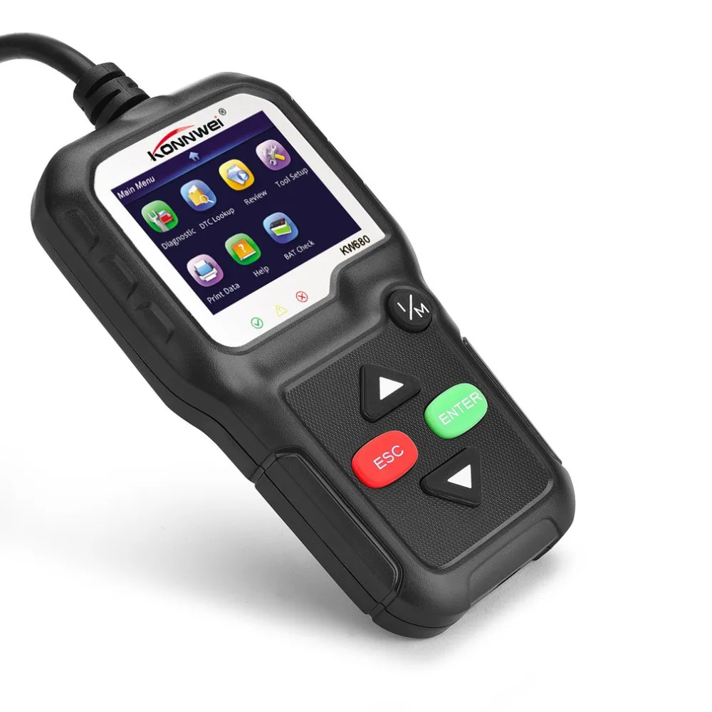 KW680 Car Auto Troubleshooting Scanner Vehicle Mistake Fault Diagnostic Tester 12V Detecting | Инструменты