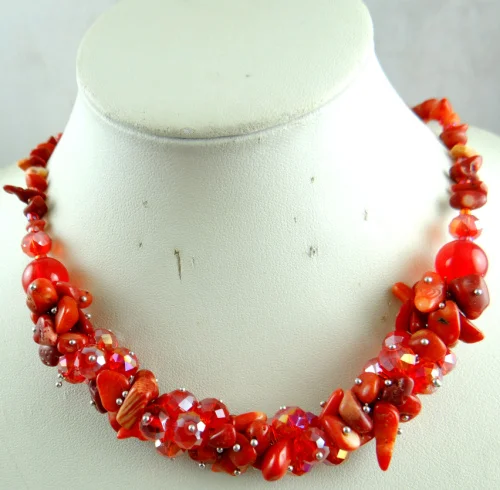 Red Coral Натуральный Камень Бирюза кварц Кристалл Опал lapis тигровый глаз кулон для diy ювелирных изделий ожерелье аксессуары A10 - Окраска металла: Red Coral