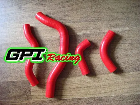 Красный для HONDA CRF450 CRF 450 2009 2010 09 10 dirt bike Мотокросс силиконовый шланг радиатора|radiator