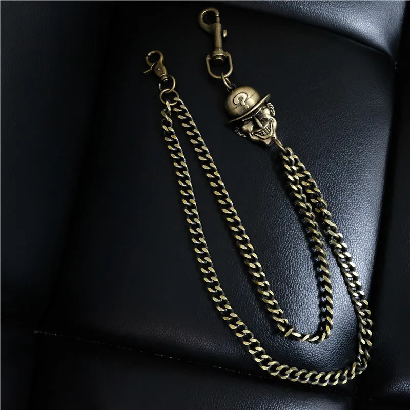 Металлическая цепь в стиле панк для мужчин аксессуар на талию с орнаментом