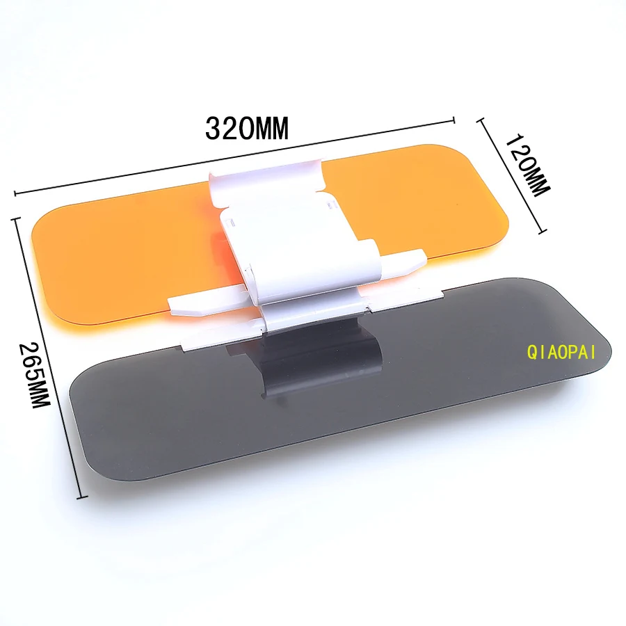 Автомобильный солнцезащитный козырек 2 в 1 складной акриловый антибликовый Hd|visor