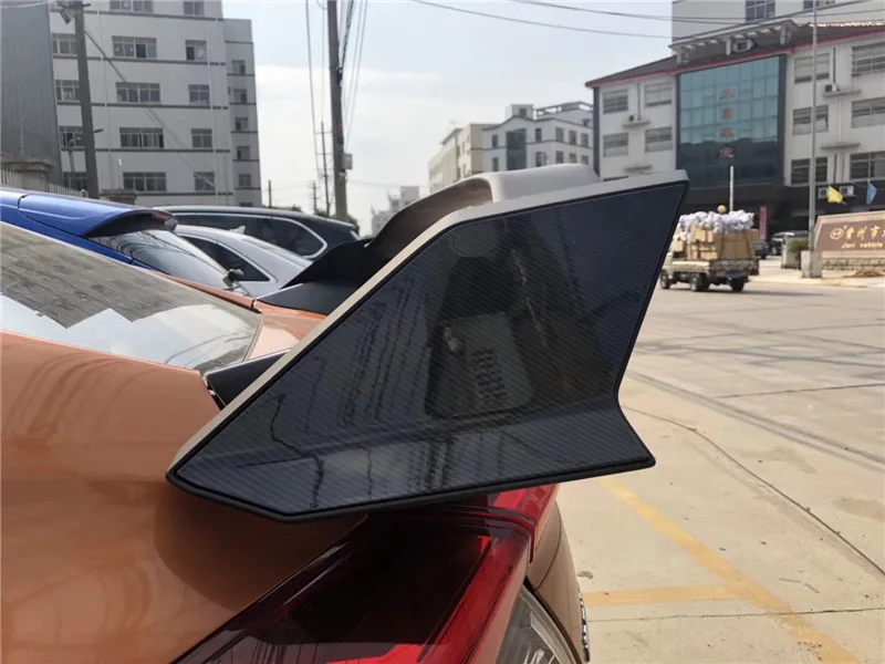 Автомобильные аксессуары для Honda Civic 10TH type R Hatchback задние крыла ABS задний спойлер задний багажник багажника крыло автомобиля Стайлинг
