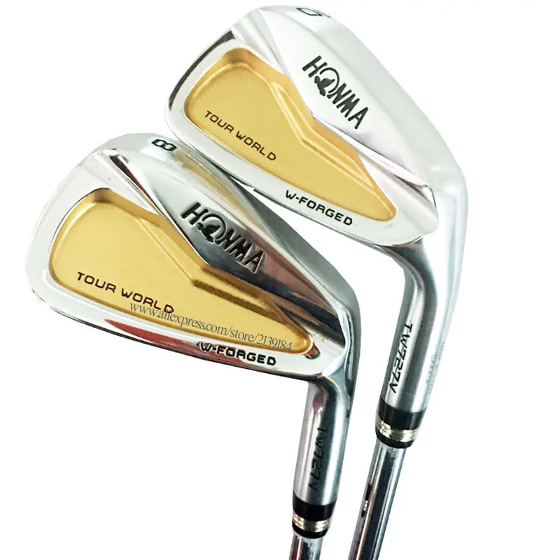 Новые клюшки для гольфа HONMA TW727V набор 4 10 золотые стальной вал R или S Бесплатная