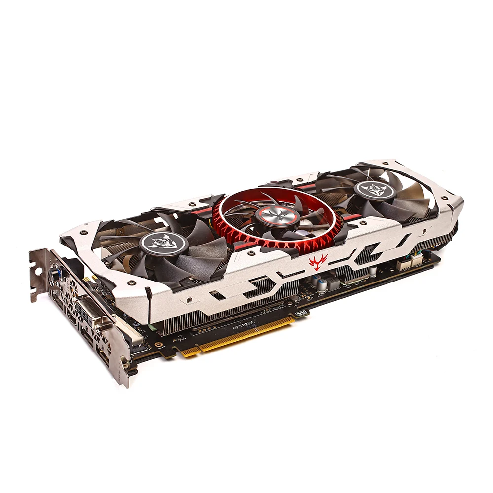 Красочные iGame GTX 1080Ti вулкан AD видео игр Графика карты 1708 мГц 11 ГБ GDDR5X 352bit SLI VR Ready