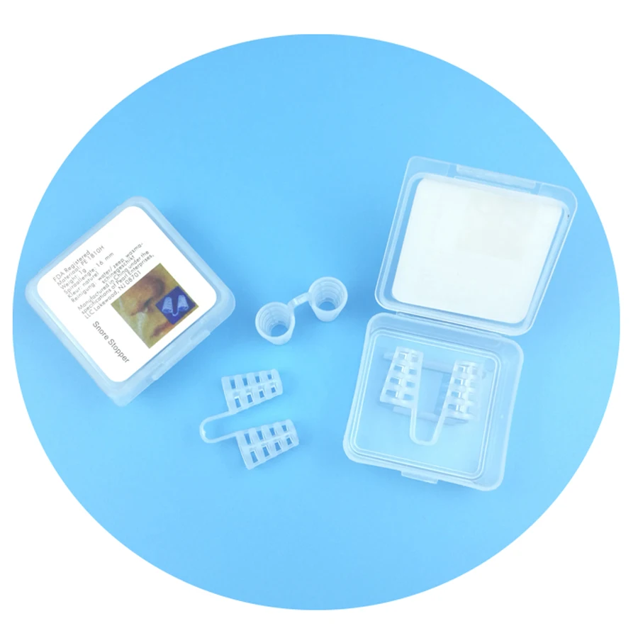 2 шт. снятие храпа Нос храп остановка дыхательный аппарат защита сна анти зажим