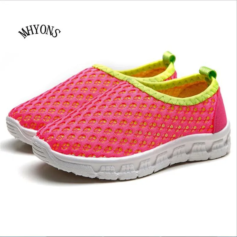 MHYONS 2018 Kids Shoes Children's Net Breathable Sneakers Boys Girl Casual Sports Brand Student Running Baby Sneaker | Детская