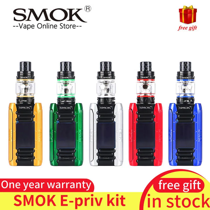 SMOK E priv набор 8 мл TFV12 Prince Tank fit 230 W Box MOD Vape с максимальной сеткой катушки vs x сеточных