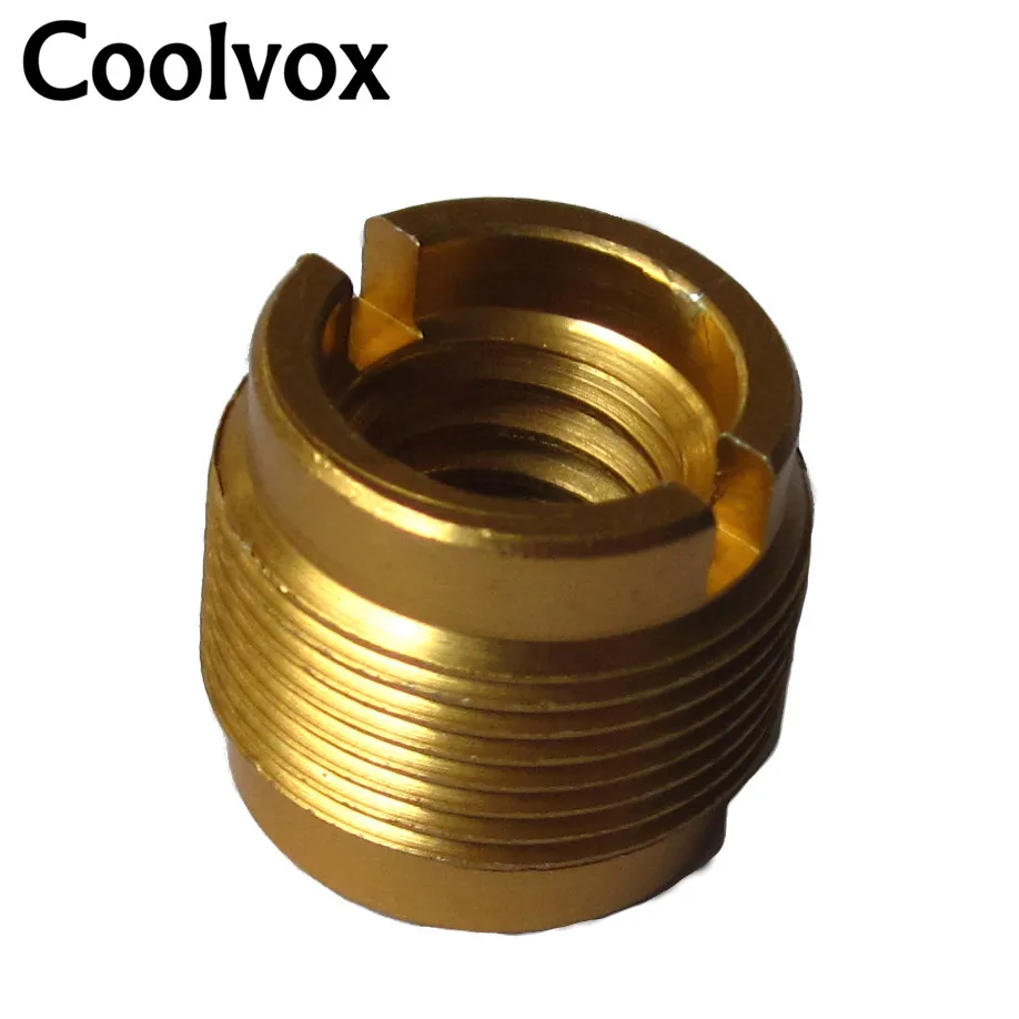 

5pcs/LOT Mic metal Stand Aluminum copper plating Nut - microphone stand nut 3/8 turn 5/8