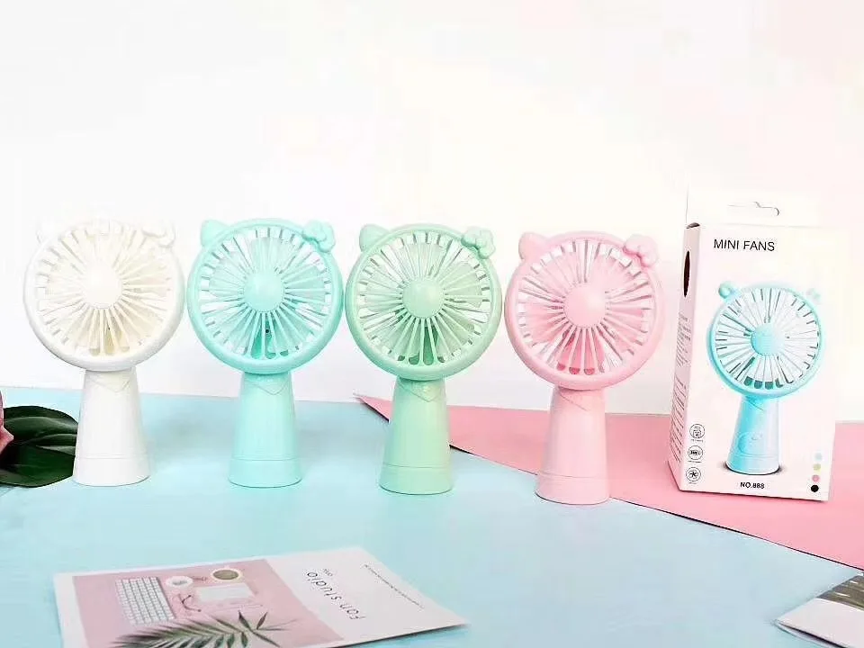 Hello Kitty портативный вентилятор USB Домашний Настольный может быть Вертикальный