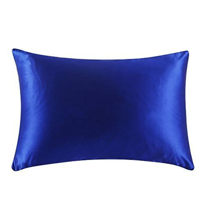 Royal blue Чехол для подушки тутового цвета со скрытой молнией для волос и кожи гипоаллергенный 20 - Цвет: Royal blue