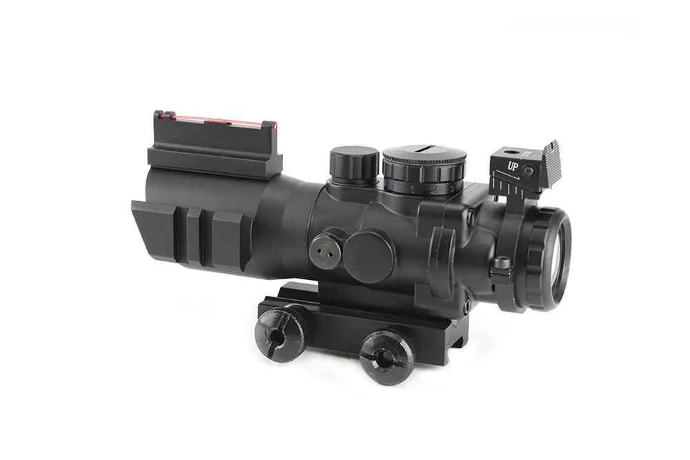 Оптический Прицел Acog 4x32 тактический прицел с красной точкой для охотничьей