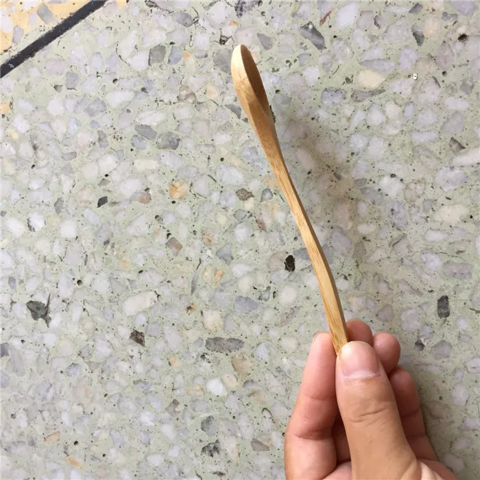 100 шт. маленькие бамбуковые ложки 13*3 см|coffee tea spoon|tea spoonbamboo small spoons |