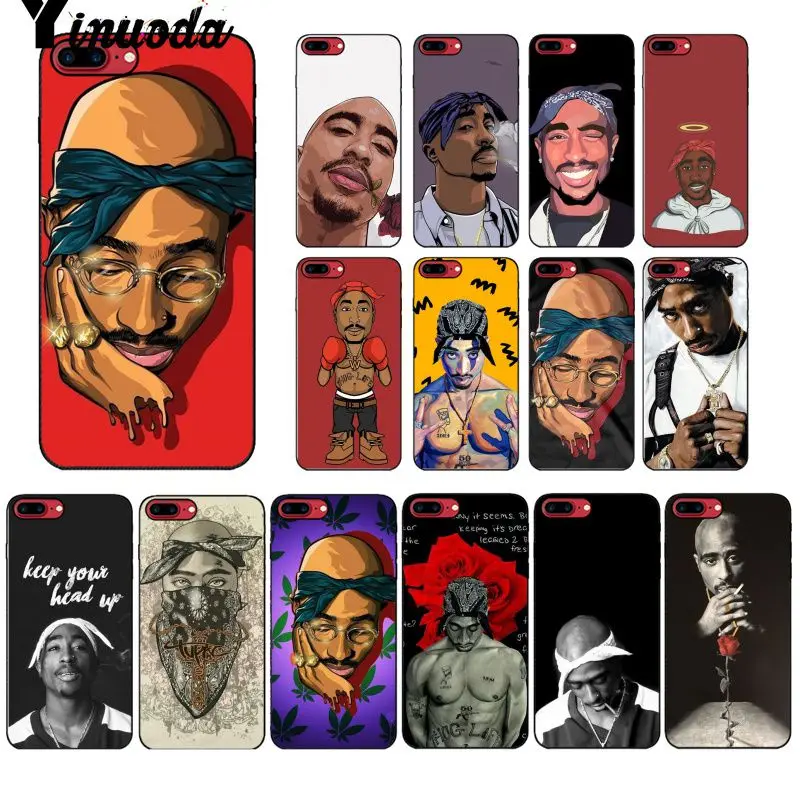 Yinuoda 2pac Tupac и Biggie чехол для телефона высокого качества Apple iPhone 8 7 6 6S Plus X XS MAX 5 5S SE XR