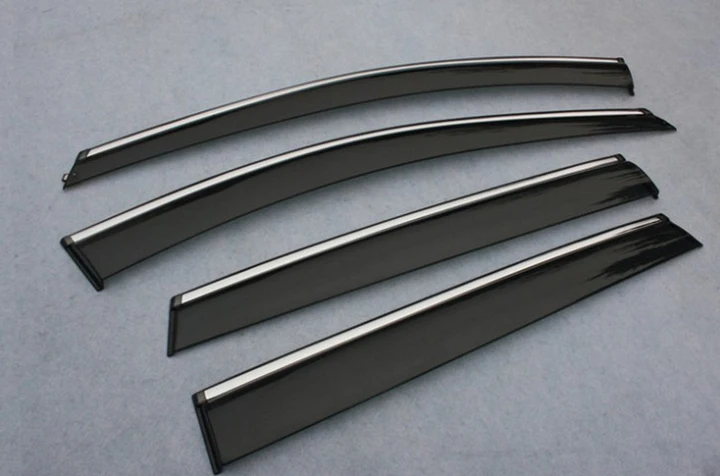 Для SKODA OCTAVIA 2010 2011 2012 2013 2014 защита от дождя/солнца|window wind deflectors|wind deflectordeflector vent |
