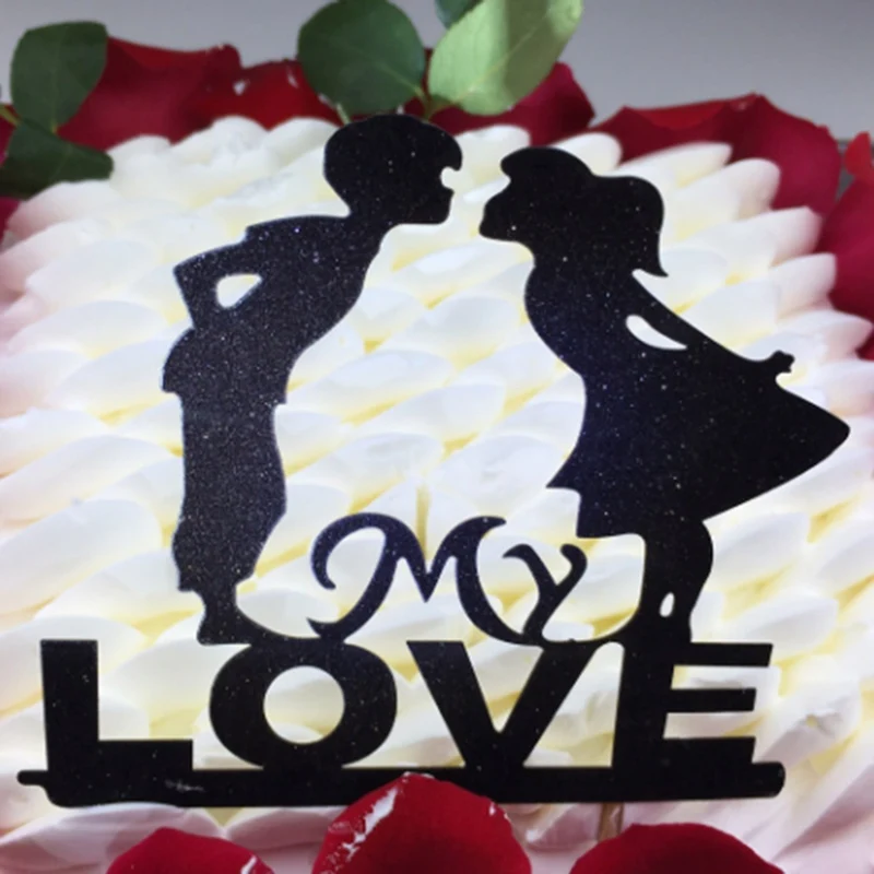 Свадебный торт Топпер Жених для невесты Mr Mrs бумажный Торт Топперы Свадебные