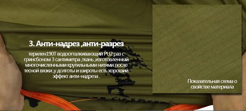 FREE SOLDIER Открытый портативный гамак износостойкой большой шатер и тентовые многофункциональный коврик складной PU мгновенно водонепроницаемый