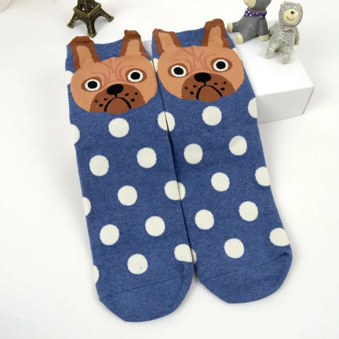Носки женские короткие забавные милые аниме носки с милой собакой в стиле