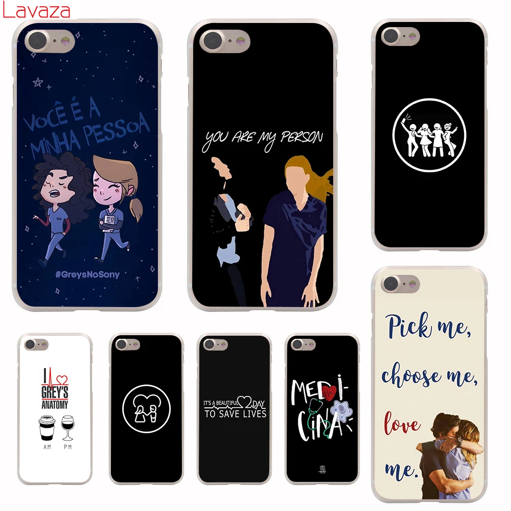 Твердый чехол для телефона Lavaza Greys Anatomy US Apple iPhone 6 6s 7 8 Plus X 5 SE XS Max XR|Чехлы-накладки| |