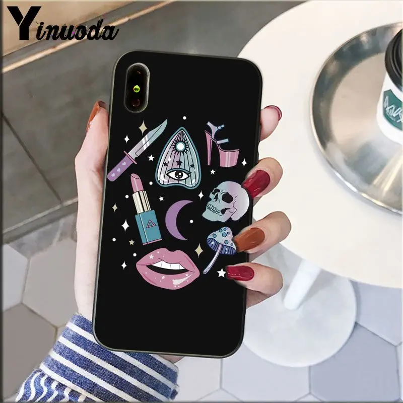 Yinuoda Girly пастельных ведьмы типа сделай сам красивый чехол для телефона Apple iPhone 8 7 6