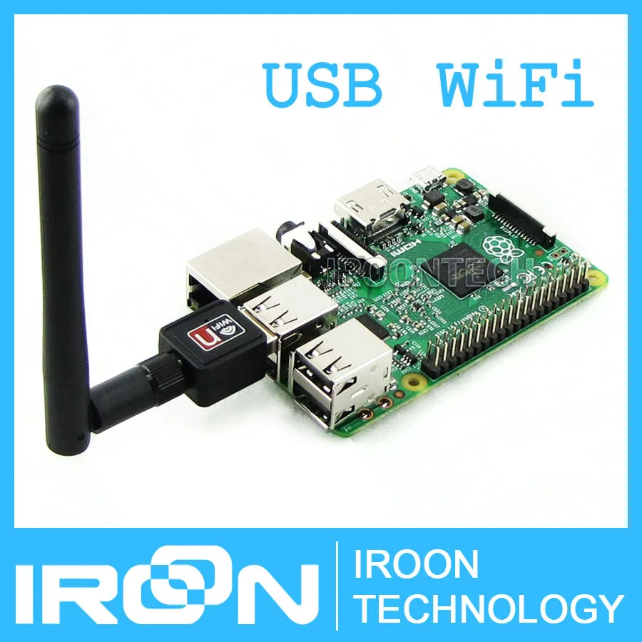 Мини 150 м Raspberry PI 2 Wi Fi usb адаптер Dongle с антенной RTL8188CUS беспроводной сети lan