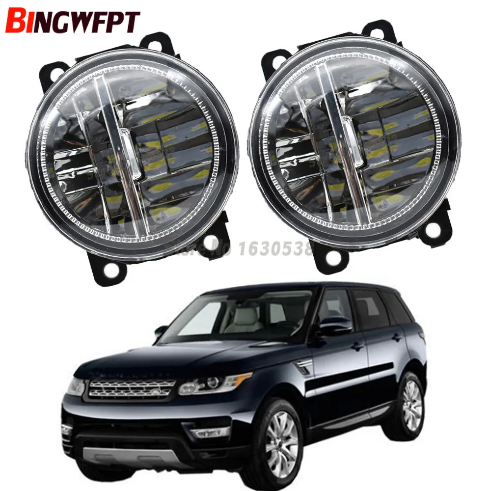2pcs/lot High Brightness White 6000k LED Fog Light For Land Rover Range Sport LS Closed Off-Road Vehicle 2006-2013 | Автомобили и