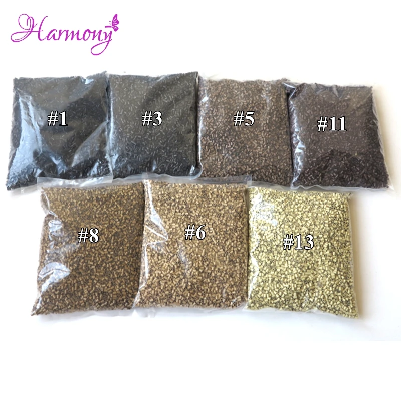 

5000pcs/lot 3.0x2.4x4.0mm Straight Copper Micro Rings Beads No Flared Mini Locks Tubes For stick tip hair