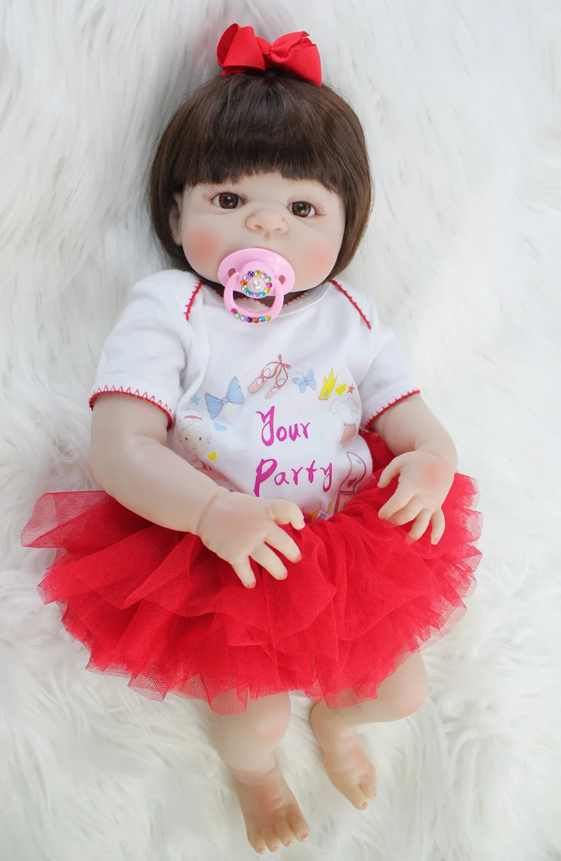 

55 см силиконовая кукла Reborn Baby, Реалистичная виниловая кукла принцессы для новорожденных, для маленьких девочек, Boneca Alive Bebe, игрушка, подарок ...