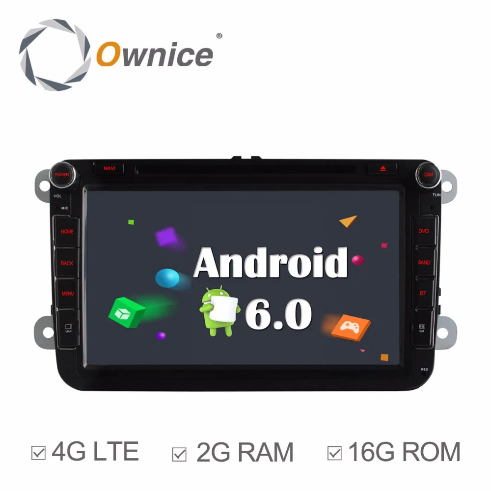 Четырехъядерный Android 6 0 2G RAM 4G Wifi Автомобильный dvd плеер для VW PASSAT CC Golf 5 Tiguan Touran EOS
