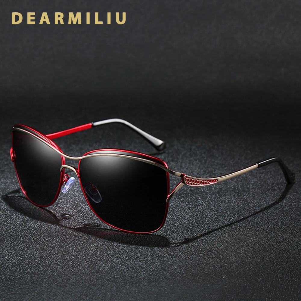 Женские солнцезащитные очки для вождения DEARMILIU роскошные поляризационные