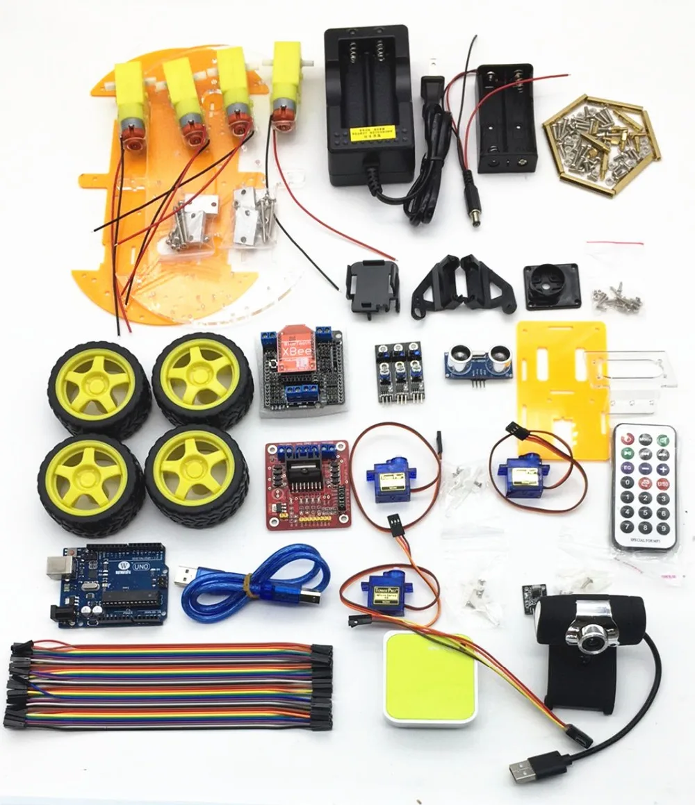 Студенты DIY умный автомобиль программируемый робот arduino комплект Wi Fi