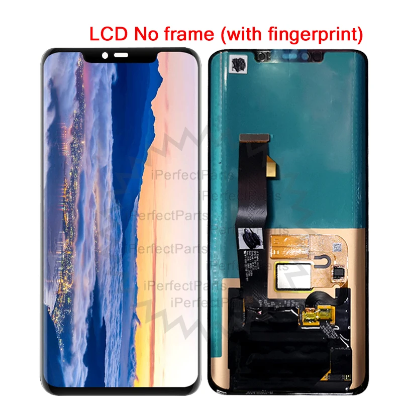 6,39 ''для huawei mate 20 Pro ЖК-экран с отпечатком пальца кодирующий преобразователь сенсорного экрана в сборе Замена для mate 20 pro lcd