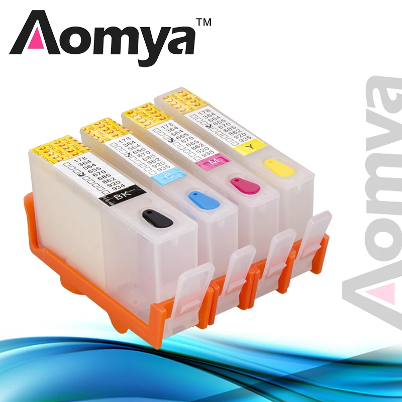 

Aomya 685 Refillable Ink Cartridge Replacement For hp 685 Deskjet Ink Advantage 3525 4615 4625 5525 6525 Printer With Chip