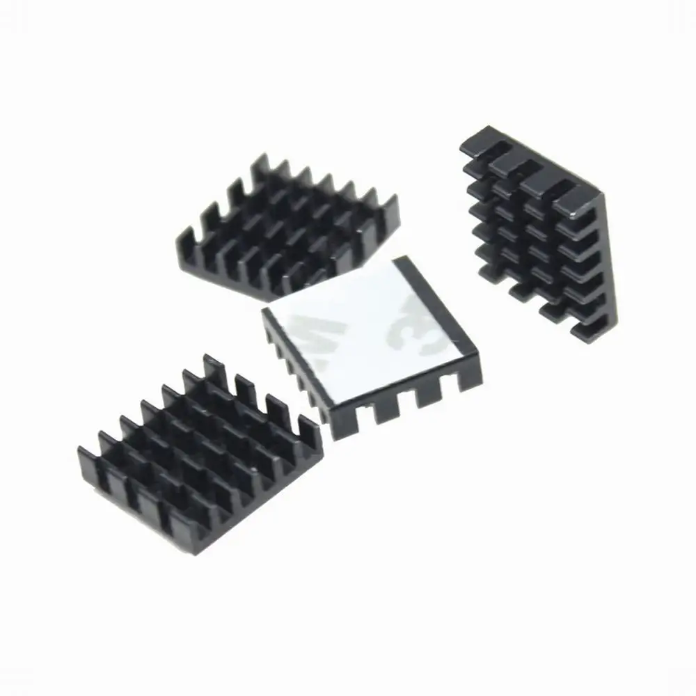 Алюминиевый радиатор Gdstime для ЦП 12 шт. 18x17x5 мм ИС VGA ОЗУ памяти охлаждающий кулер с